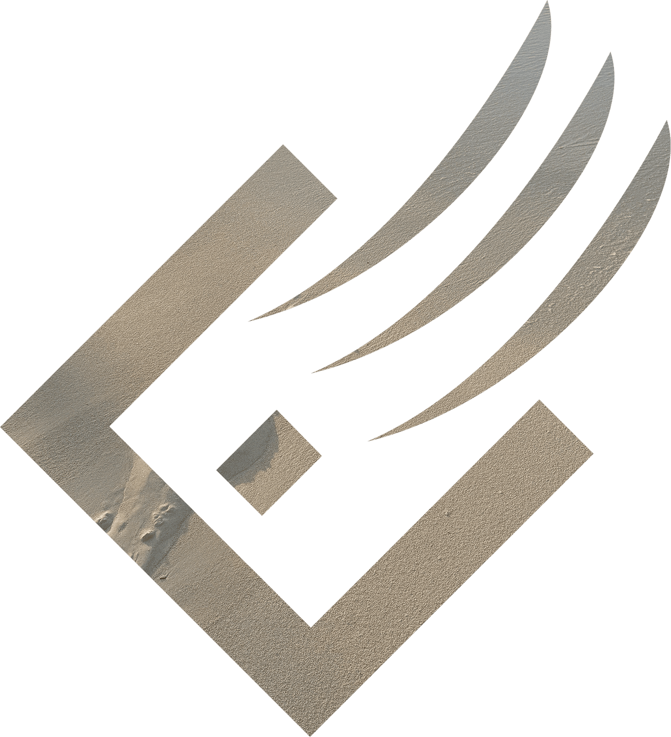 EBS logo without text, with a background image.